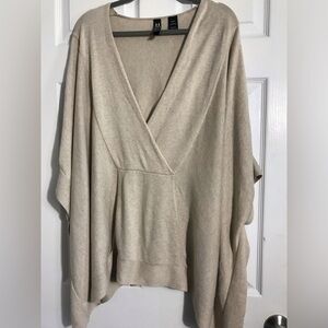 Marlawynne Cream Tunic Sweater XL/1X